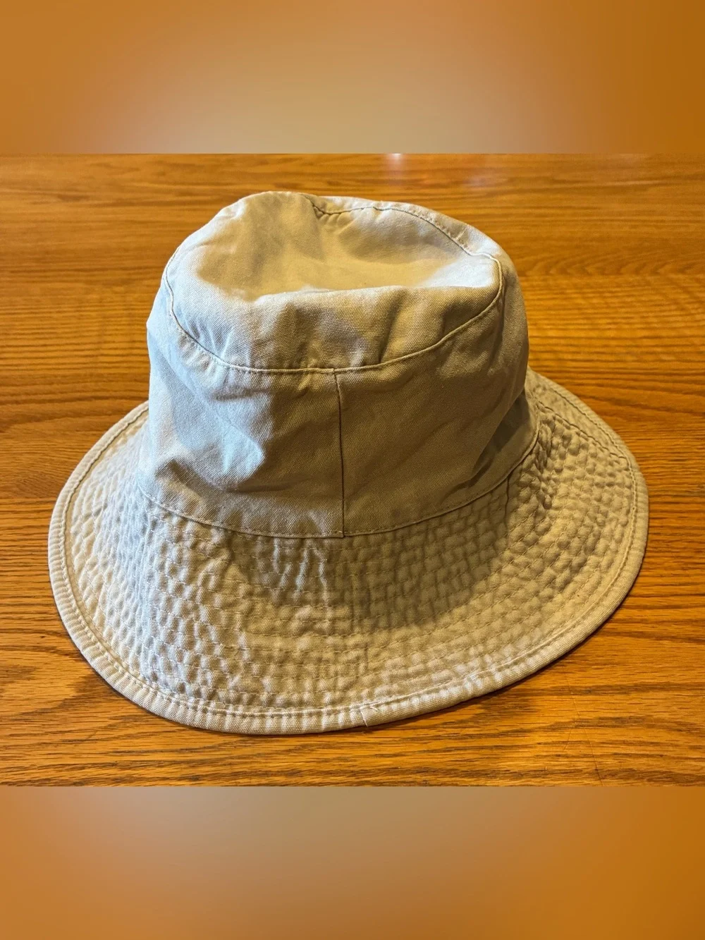Eddie Bauer Beige Bucket Hat, O/S, Cotton, Very Good Condition